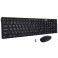 Набір безпровідний клавіатура+миша ERGO KM-110WL, 800/1200/1600,  чорна