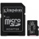 MicroSD 64Gb Kingston C10 Canvas Select Plus 100R A1 +перехідник