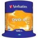 Verbatim DVD-R 4,7GB 16x Matt Silver Cake 100pcs