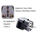 Digital 120-250 V 16A Universal - EU Plug  Black