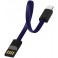 Colorway  USB - Apple Lightning (брелок)2.4А 22см (CW-CBUL021-BL)
