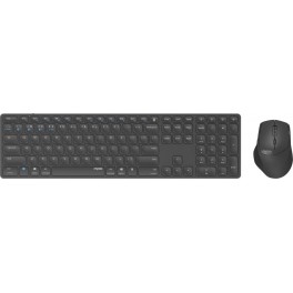 KeyBoard+Mouse Rapoo 9800M Wireless Grey-Black