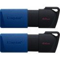 Kingston 2 x 64 GB DataTraveler Exodia M USB 3.2 Blue (DTXM/64GB-2P)
