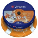 Verbatim DVD-R 4,7GB 16x Cake 25pcs
