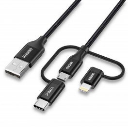 Cable USB2.0-Lightning Choetech 2 м