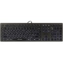 Key A4TecFX60H USB (Grey) White backlit