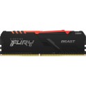 DDR4  16GB  Kingston FURY 3600MHz Beast RGB
