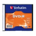 Verbatim DVD-R 4.7Gb 16x Matt Silver Slim 1pcs