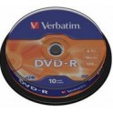 Verbatim DVD-R 4,7GB 16x Matt Silver  Cake 10рсs