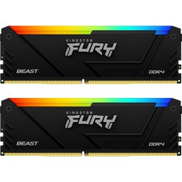 DDR4  32GB  3200MHz  (Kit of 2x16GB)  Kingston FURY Beast RGB